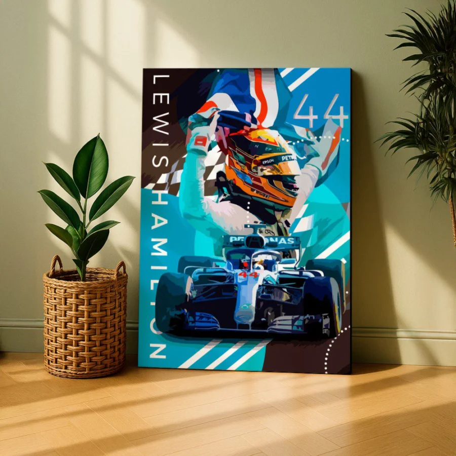 Cuadro de Lewis Hamilton