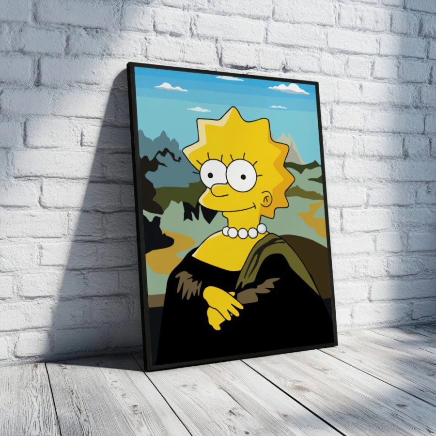 Cuadro de Mona Lisa Simpson
