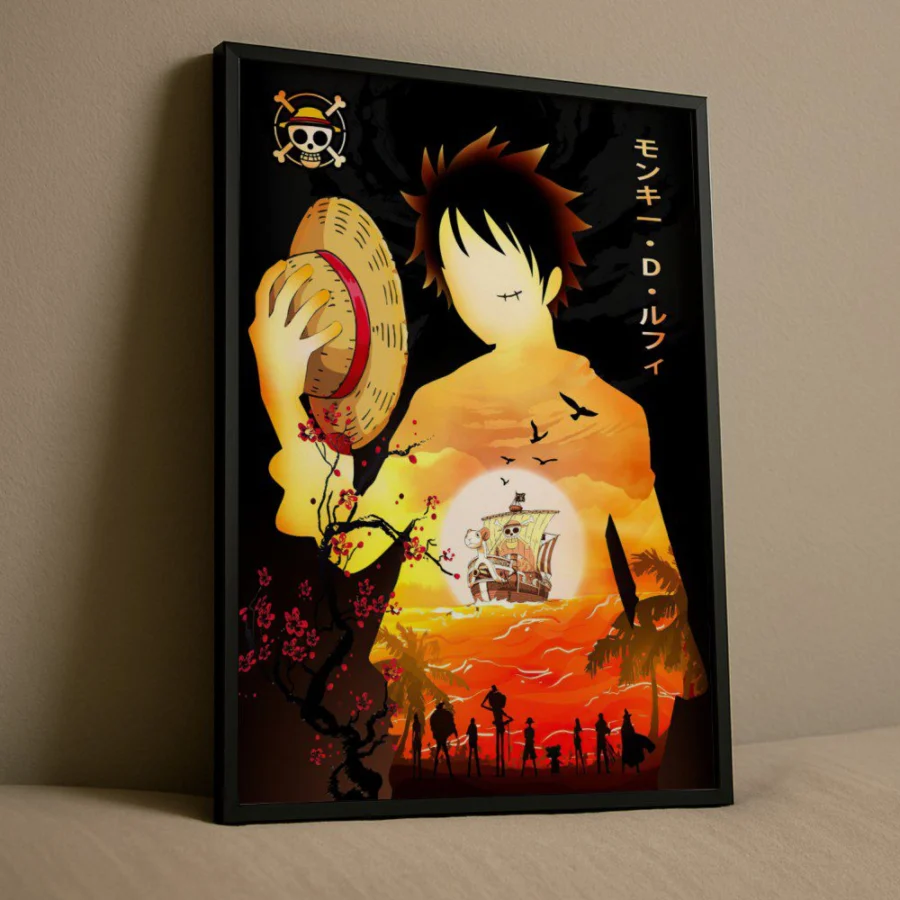 Cuadro de Monkey D. Luffy