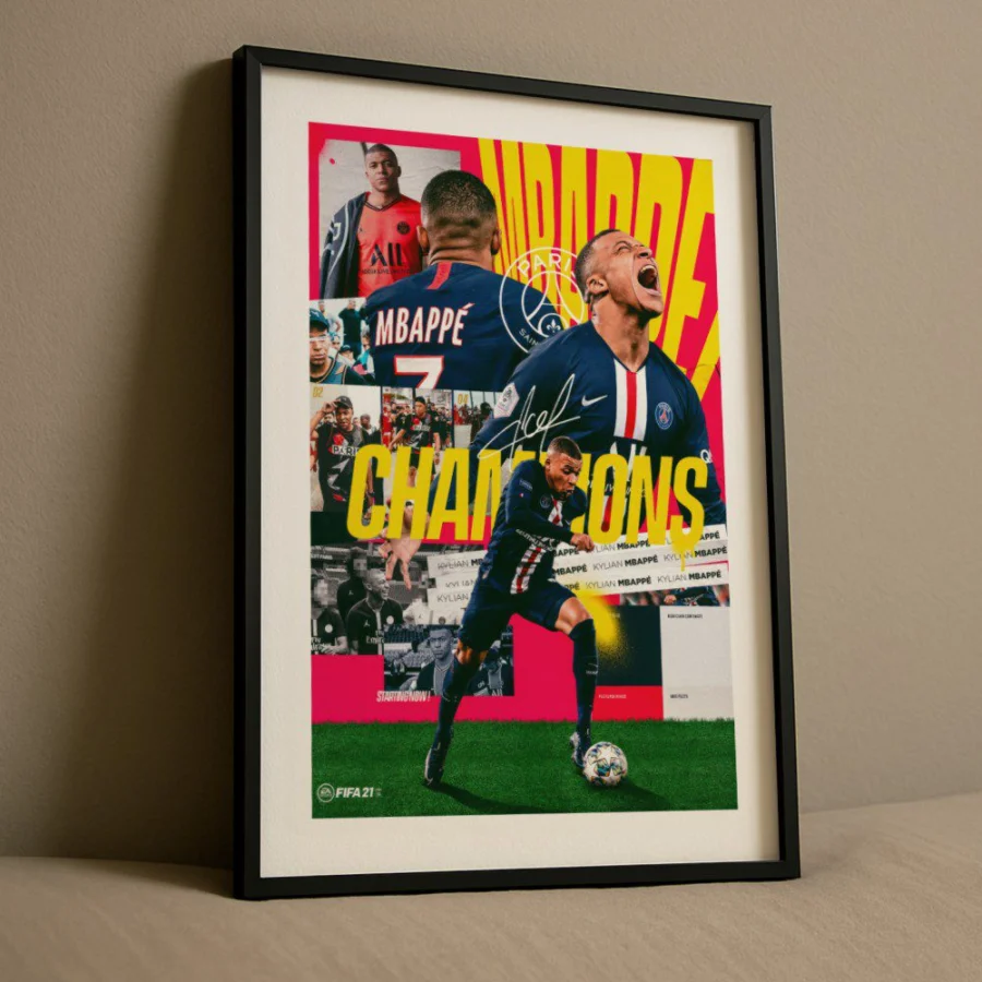 Cuadro de Mbappe