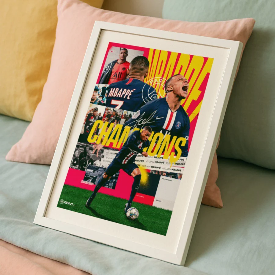 Cuadro de Mbappe
