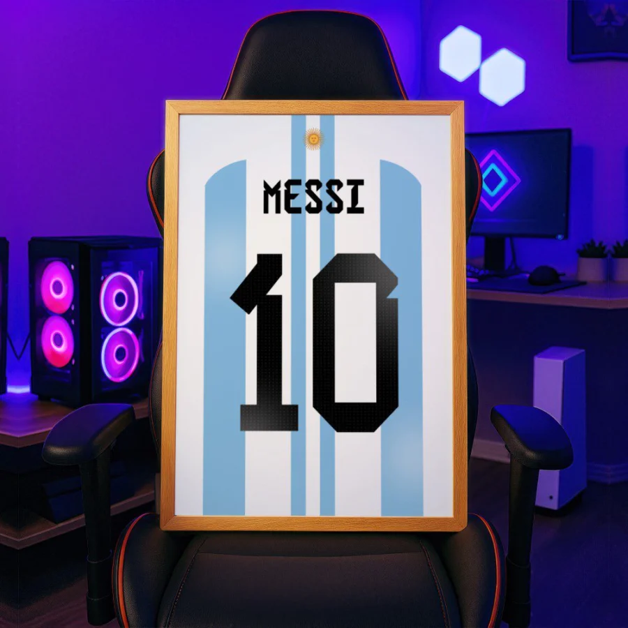 Cuadro de Lionel Messi