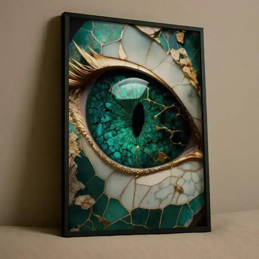 Cuadro de Ojo del Dragón de Jade