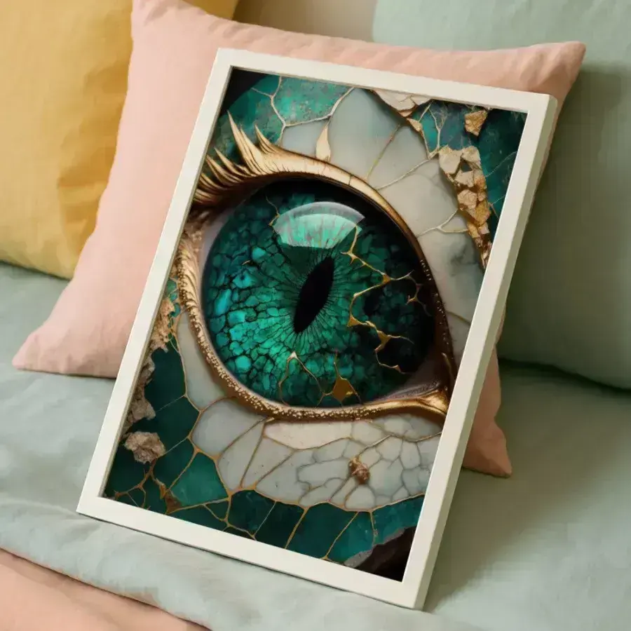 Cuadro de Ojo del Dragón de Jade