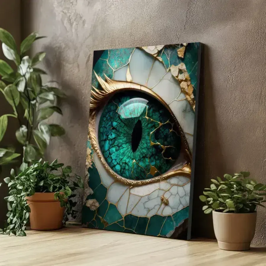 Cuadro de Ojo del Dragón de Jade
