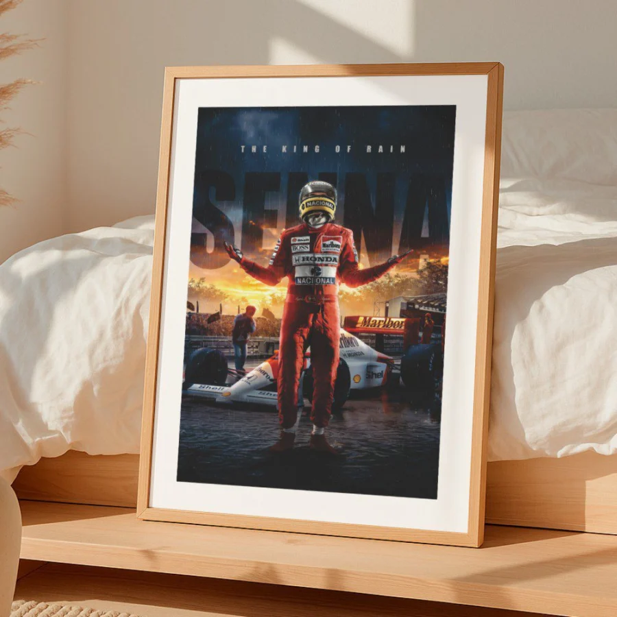 Cuadro de Ayrton Senna