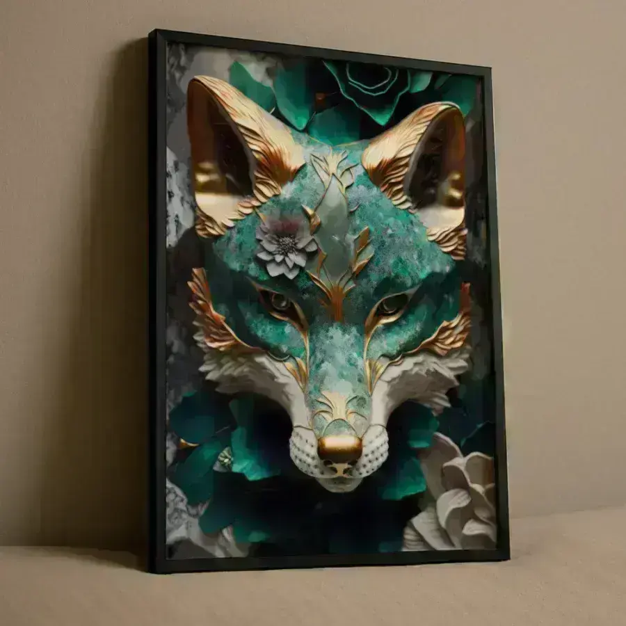 Cuadro de Zorro de Jade