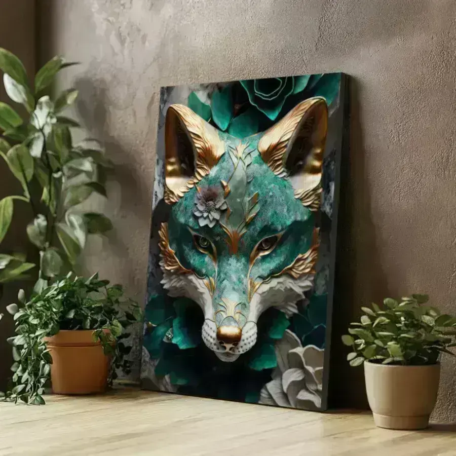 Cuadro de Zorro de Jade