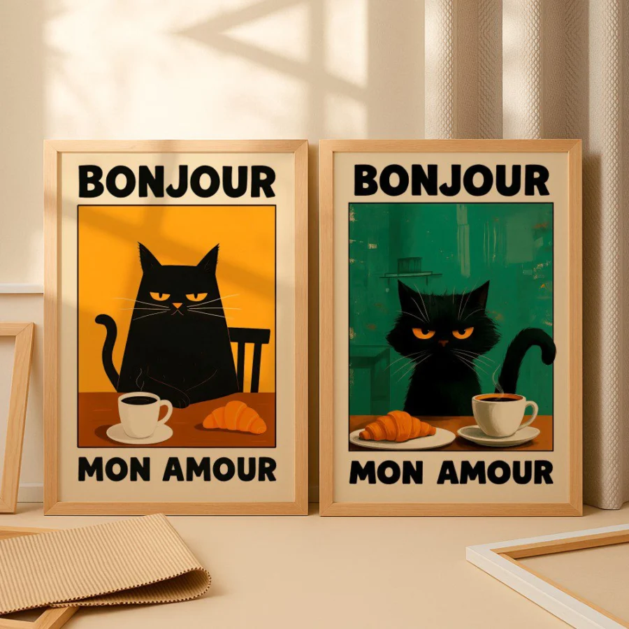 Bonjour  Mon Amour Gatos Cats
