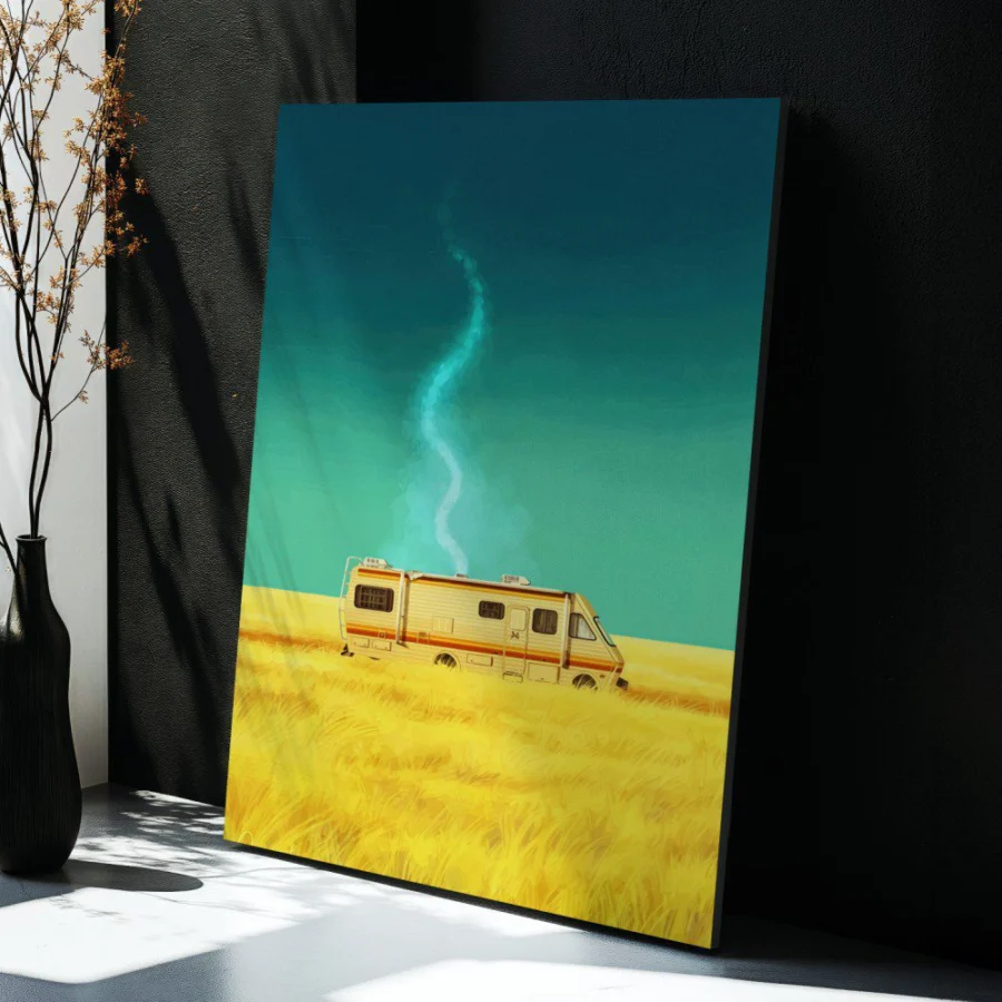 Cuadro de Breaking Bad RV en el desierto