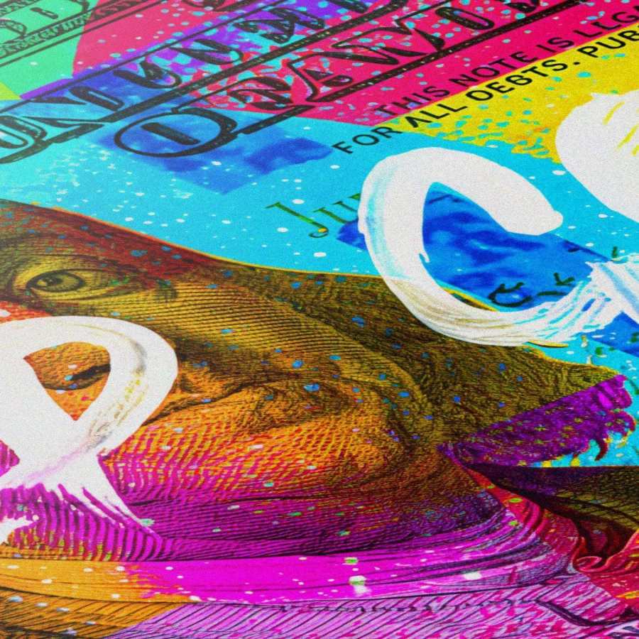 Mural Billete Keep Going
