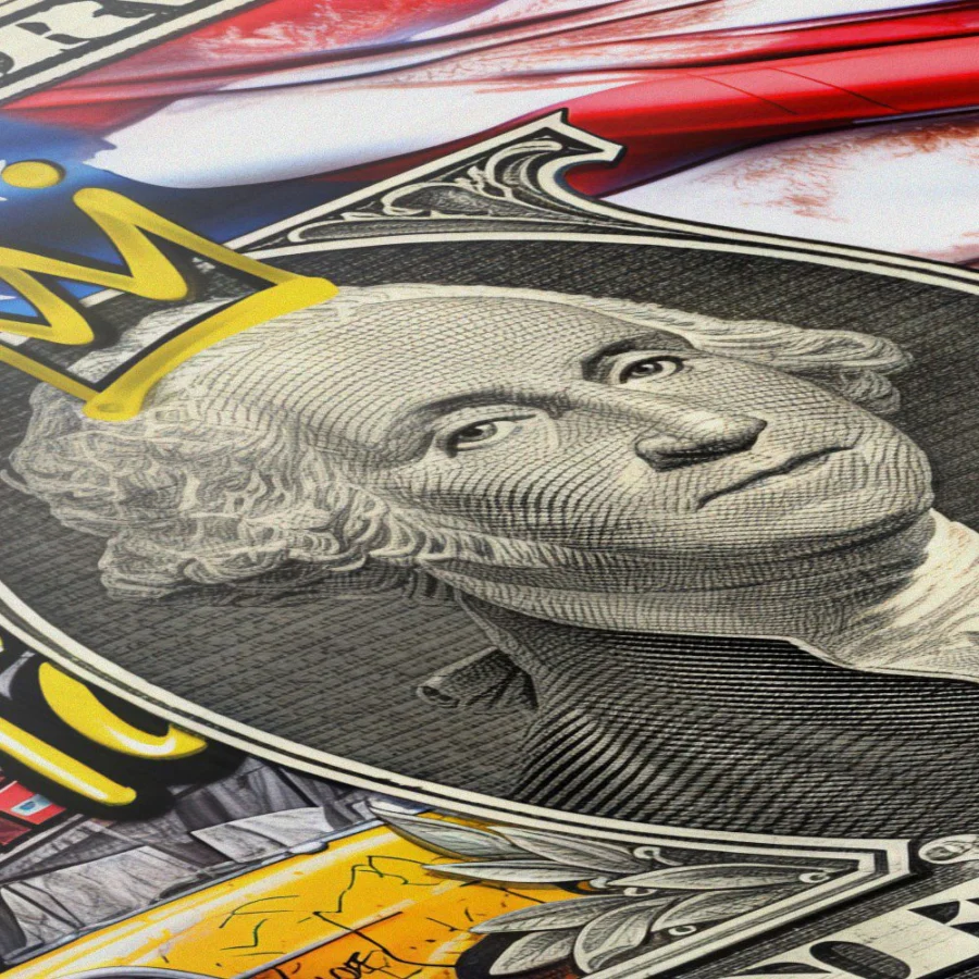 Mural Billete American Dream