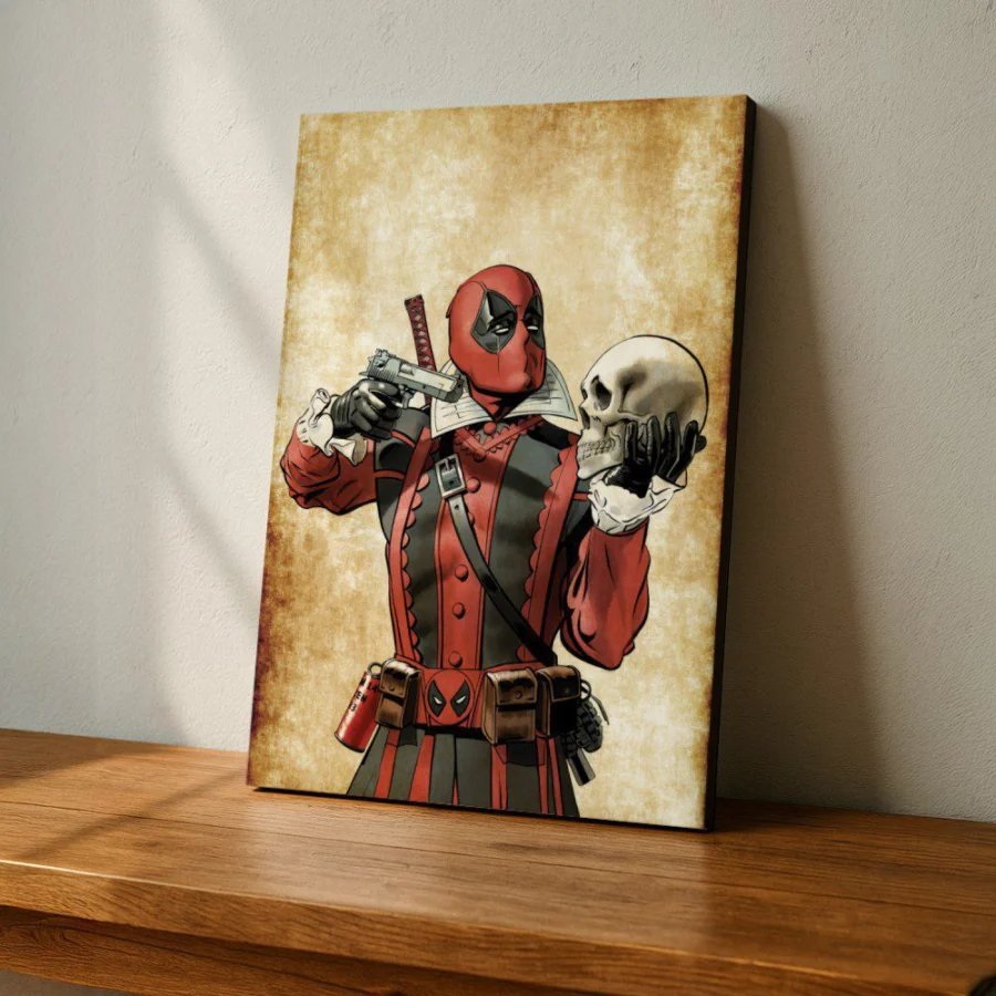 Cuadro de Deadpool Shakespeare