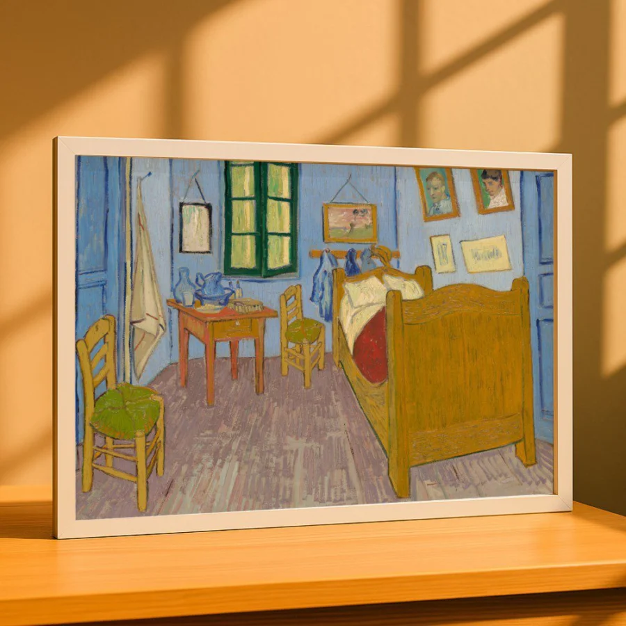 Cuadro El dormitorio en Arlés - Van Gogh