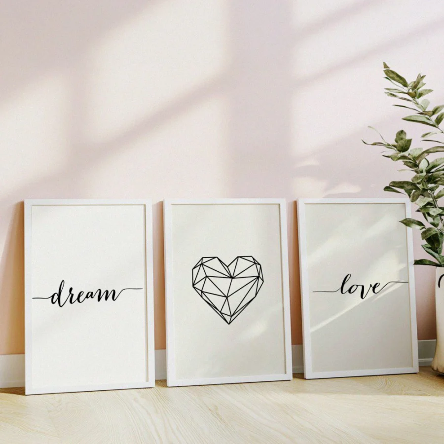 Mural Tríptico Dream Love