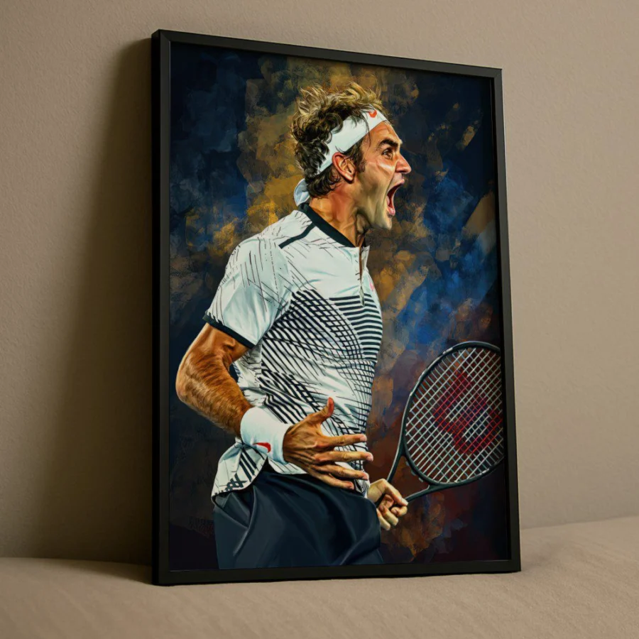 Cuadro de Roger Federer