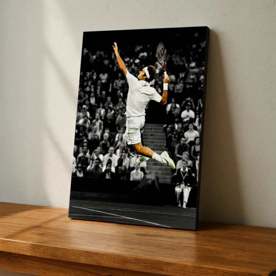 Cuadro de Roger Federer