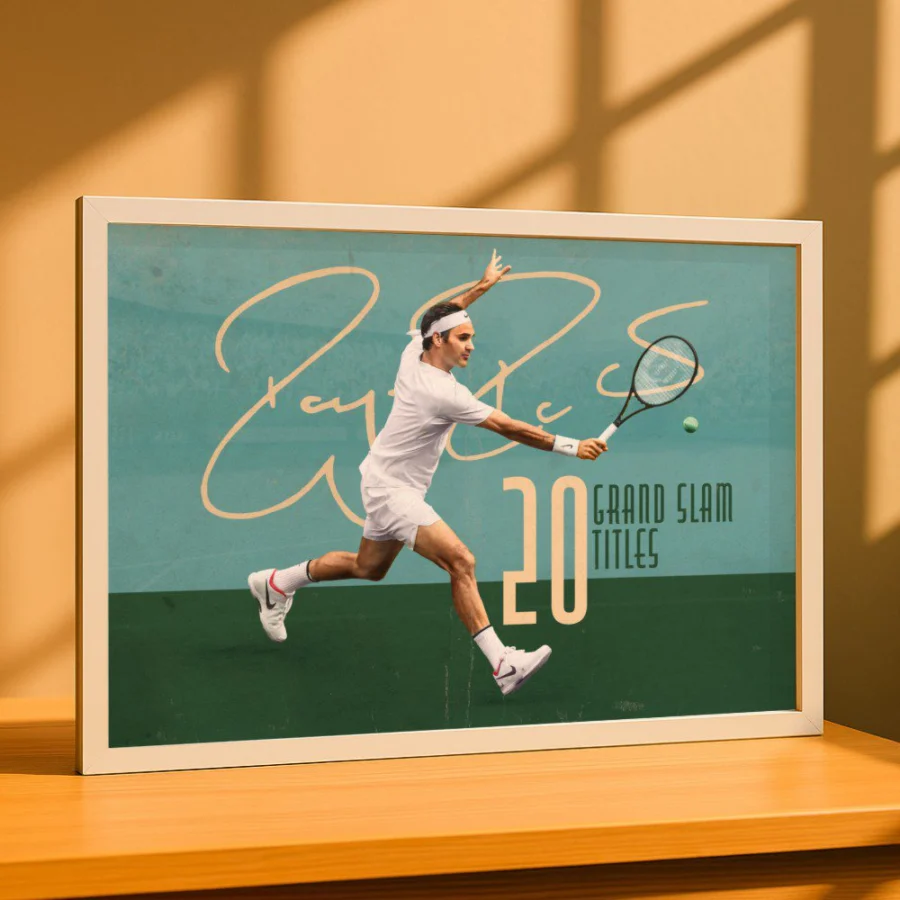Cuadro de Roger Federer