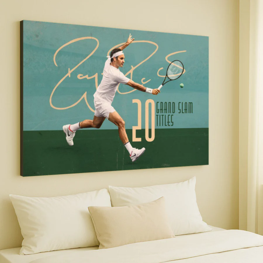 Cuadro de Roger Federer