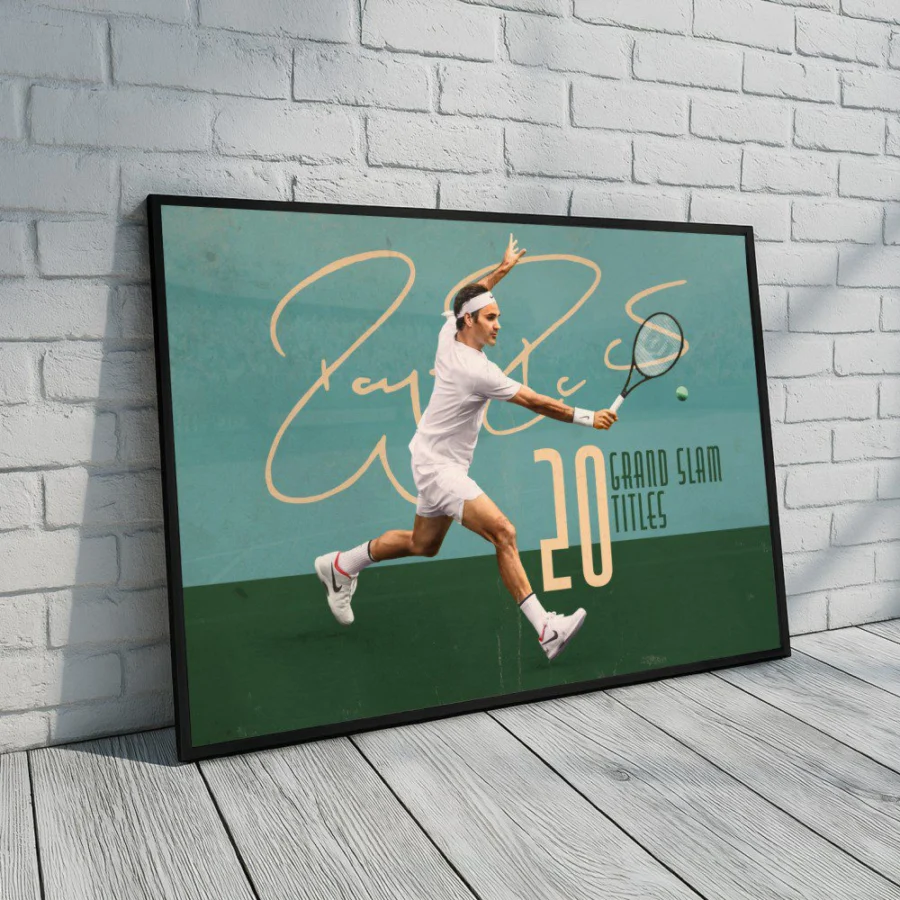 Cuadro de Roger Federer
