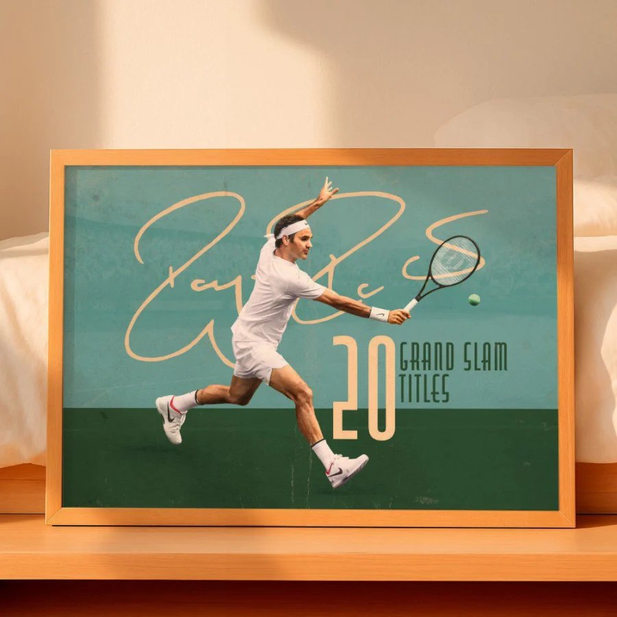 Cuadro de Roger Federer