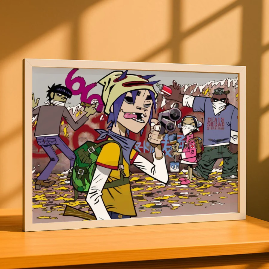 Cuadro de Gorillaz