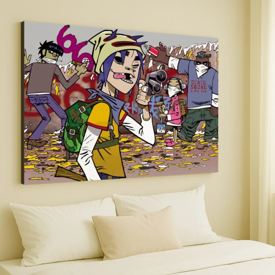 Cuadro de Gorillaz