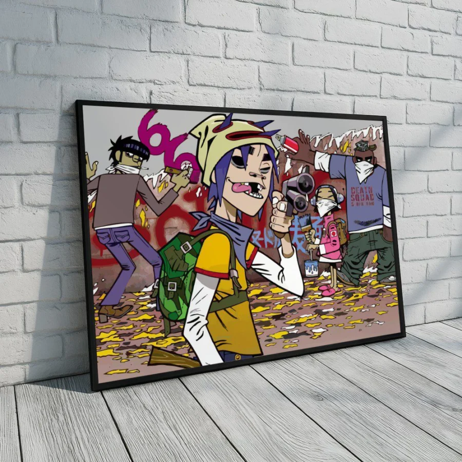 Cuadro de Gorillaz