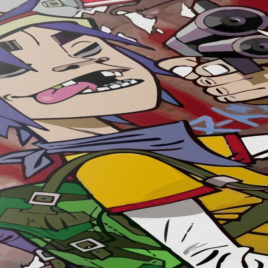 Cuadro de Gorillaz