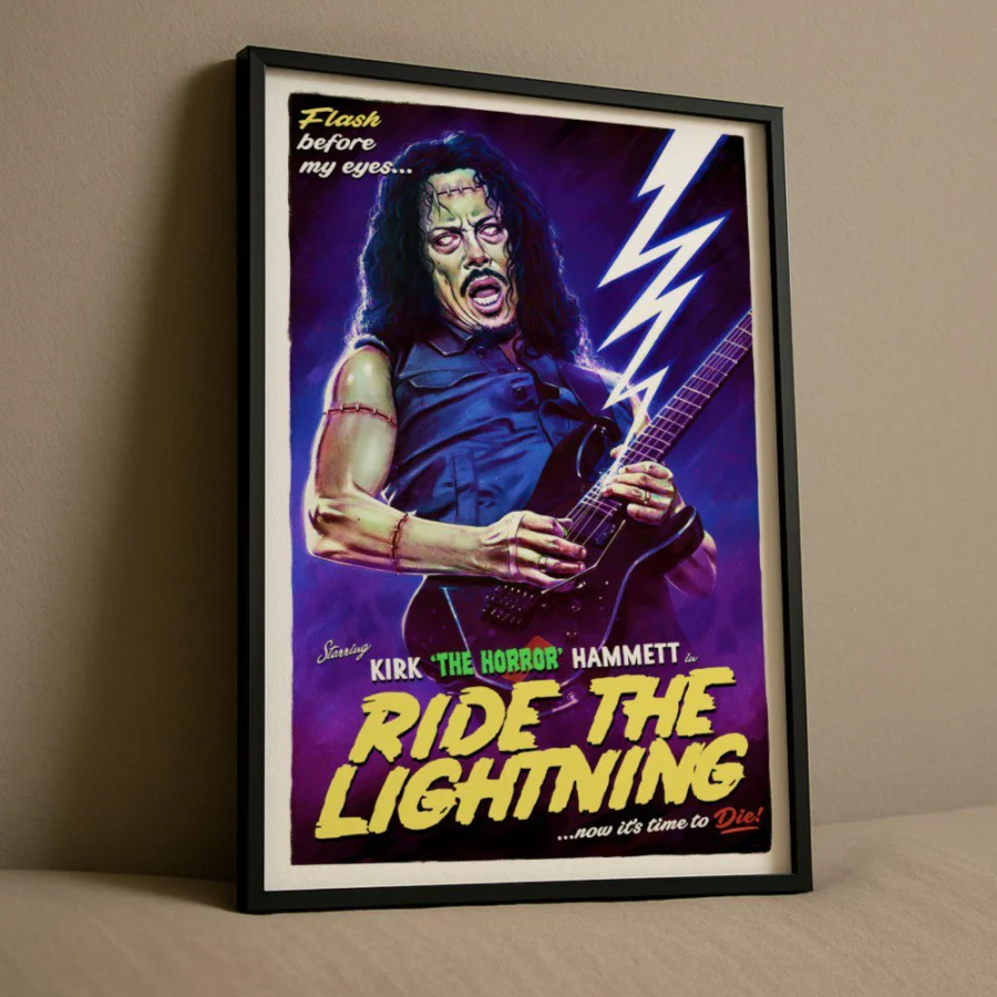 Cuadro de Kirk Hammett - Ride The Lightning