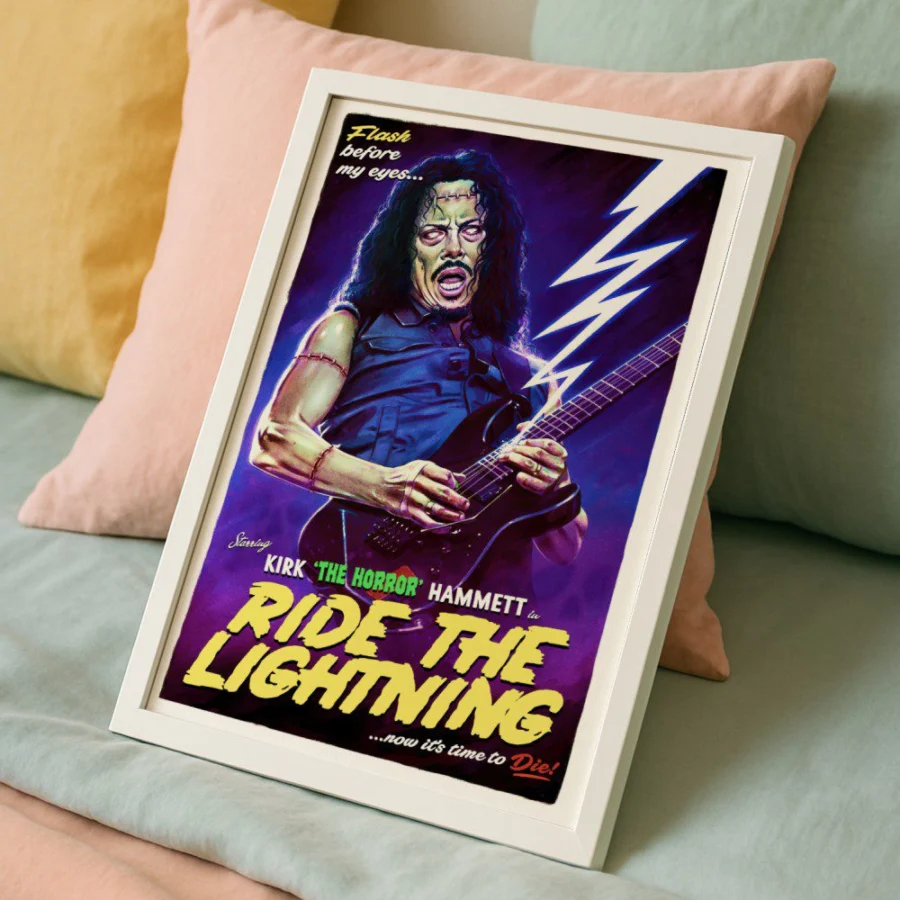 Cuadro de Kirk Hammett - Ride The Lightning
