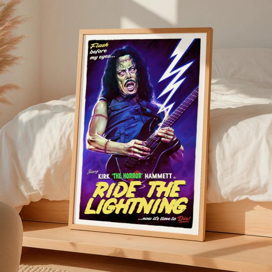 Cuadro de Kirk Hammett - Ride The Lightning