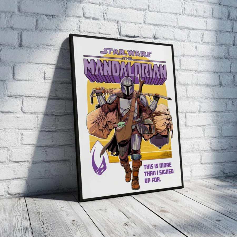 Cuadro de The Mandalorian Comic