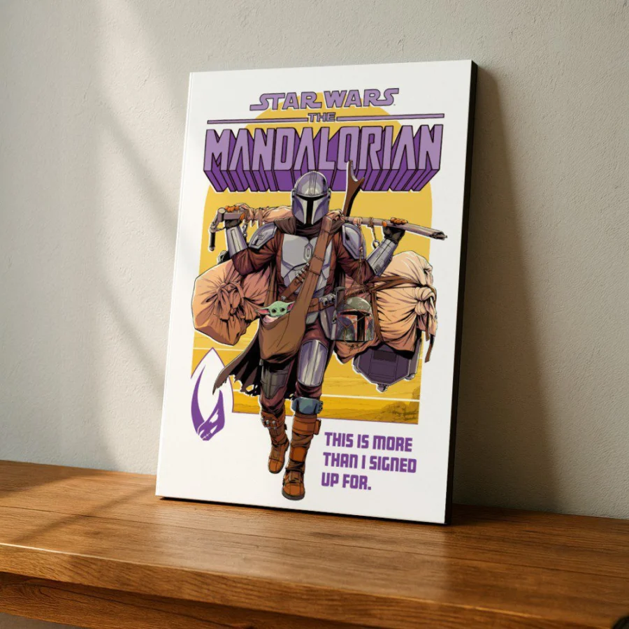 Cuadro de The Mandalorian Comic