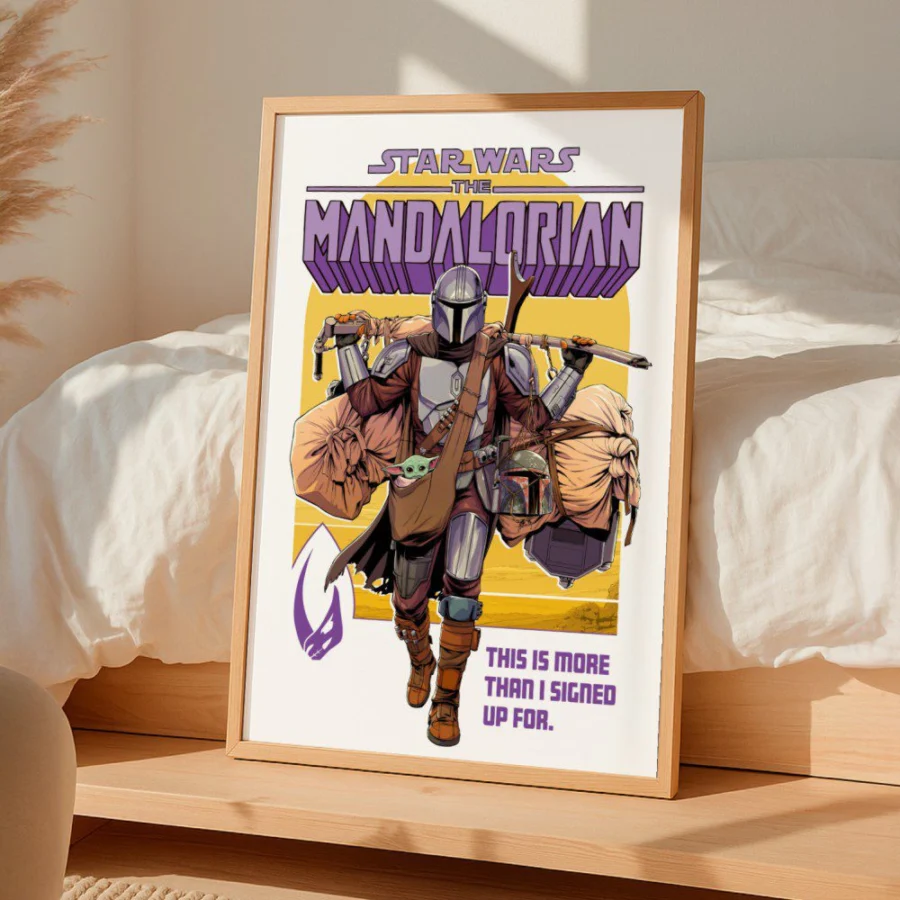 Cuadro de The Mandalorian Comic