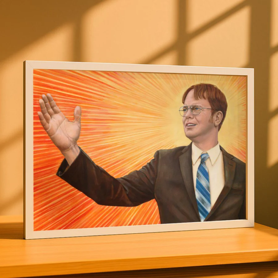 Cuadro de Dwight Schrute - The Office