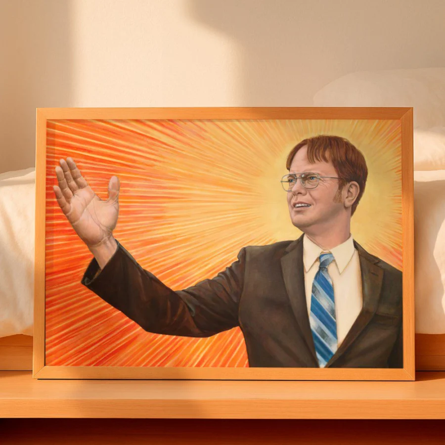Cuadro de Dwight Schrute - The Office