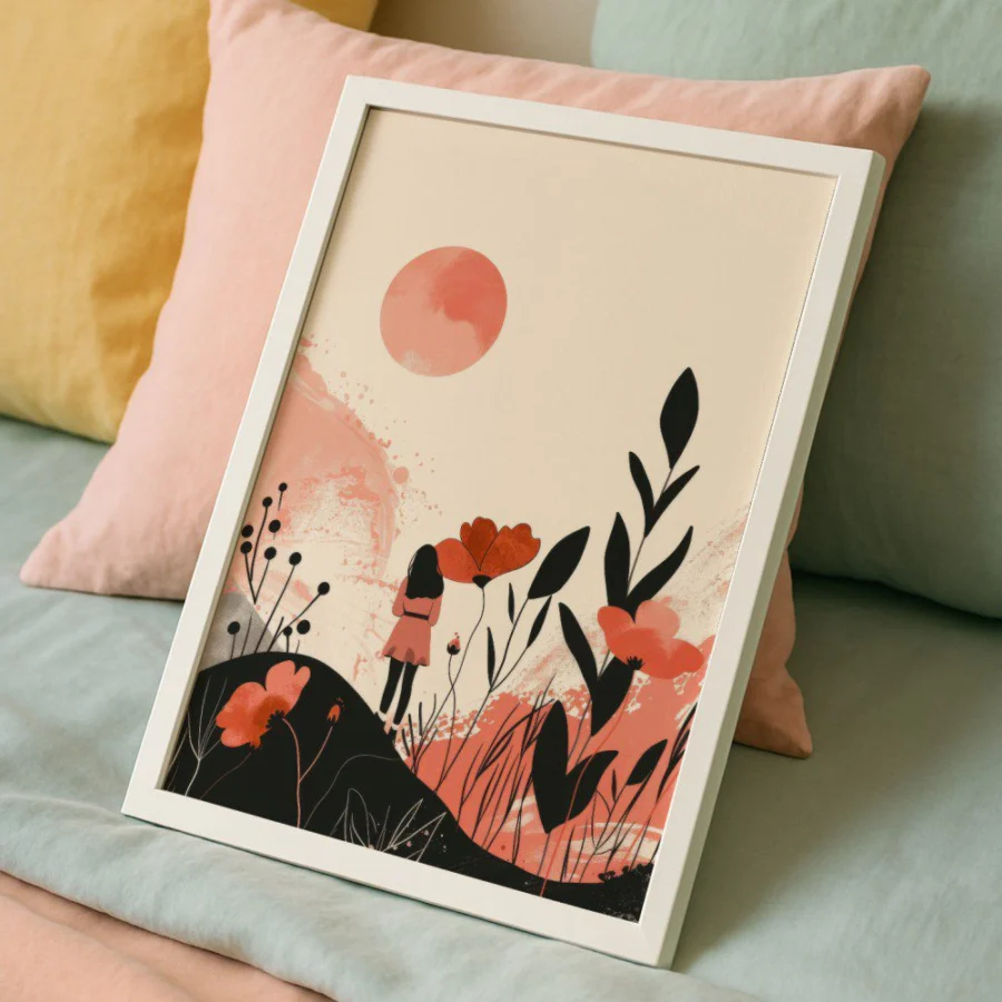 Cuadro de Paisaje Minimalista