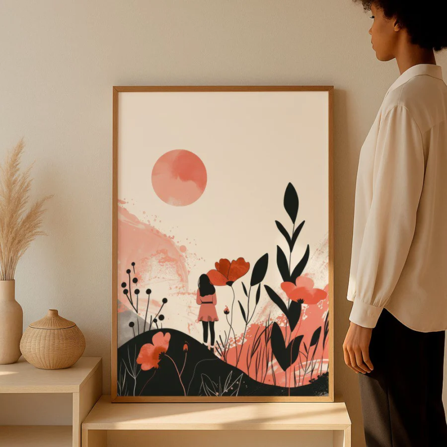 Cuadro de Paisaje Minimalista