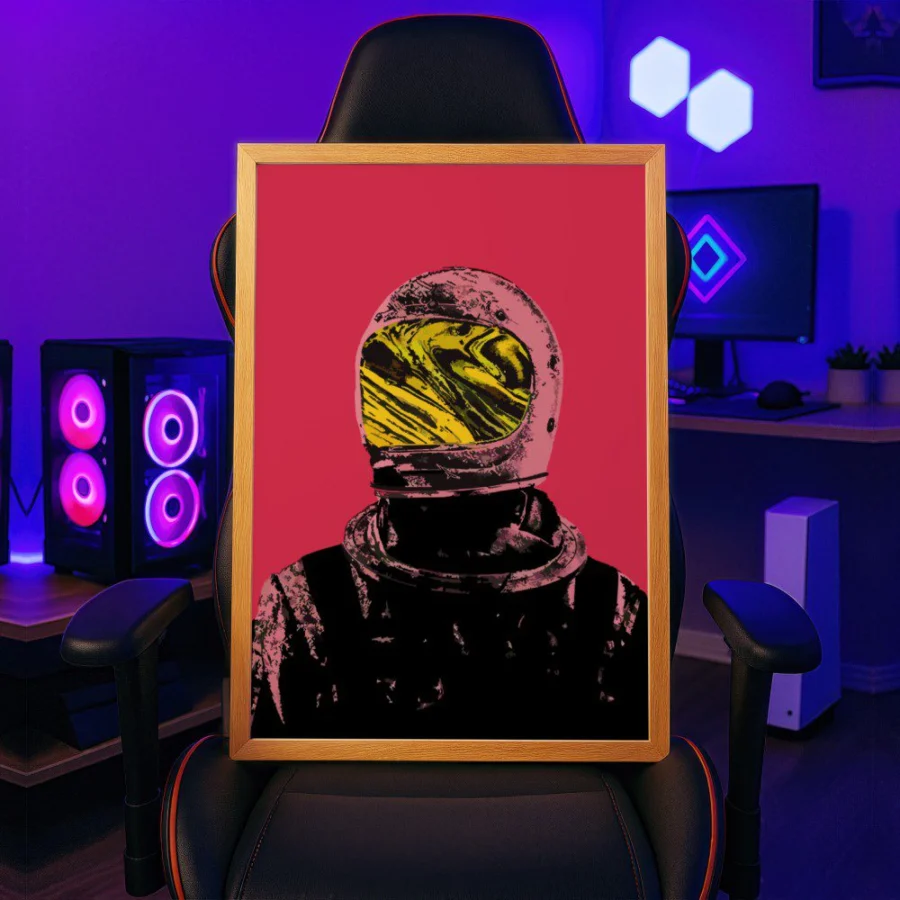 Cuadro de Pink Astronaut
