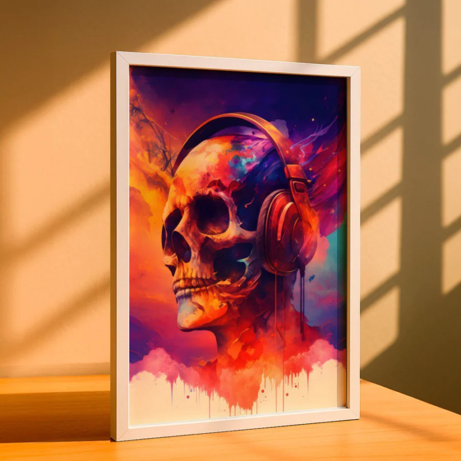 Cuadro de Skull Music