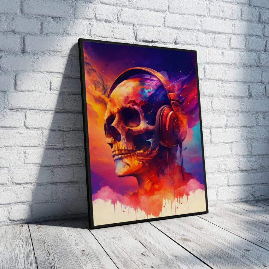 Cuadro de Skull Music
