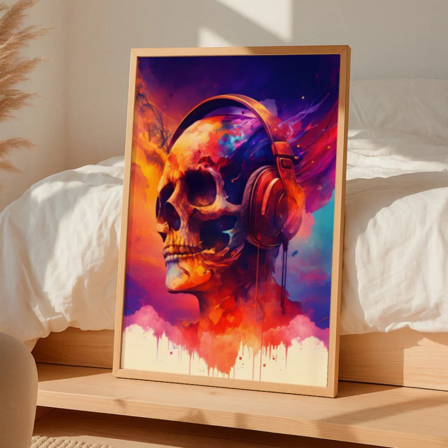 Cuadro de Skull Music