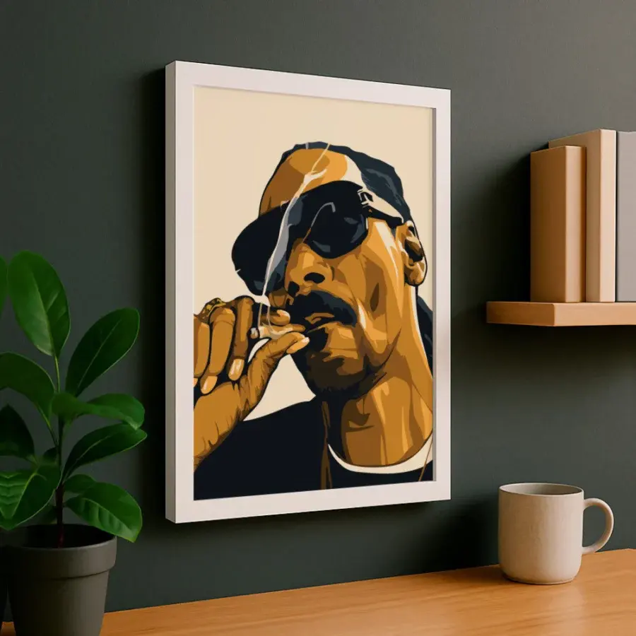 Cuadro de Snoop Dogg