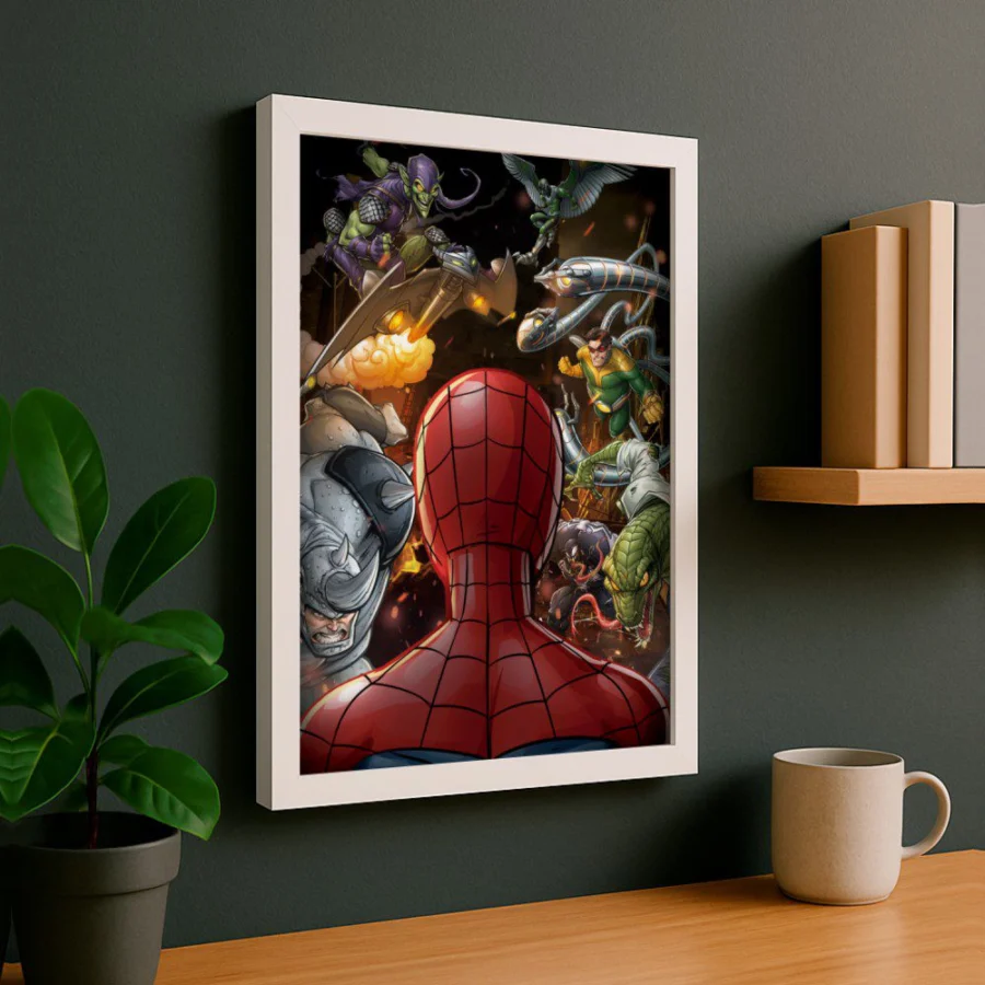 Cuadro de Spider-Man villanos