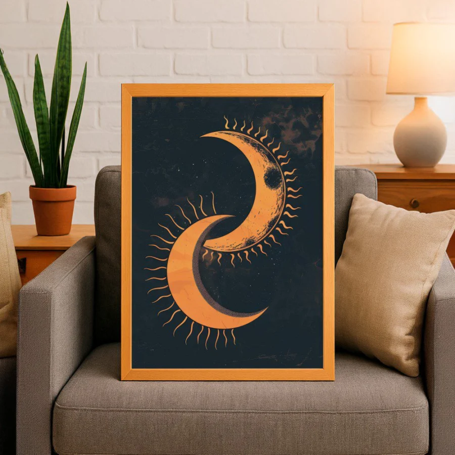 Cuadro de Sun and Moon