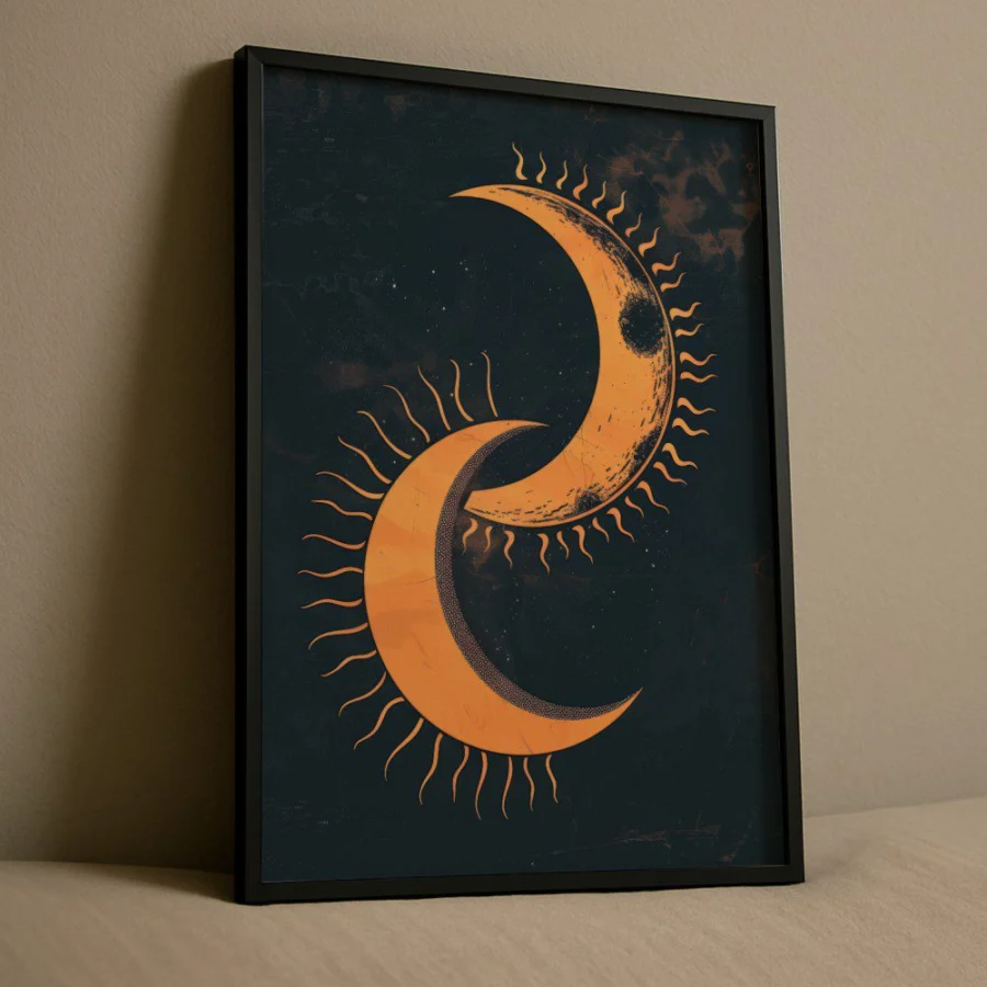 Cuadro de Sun and Moon