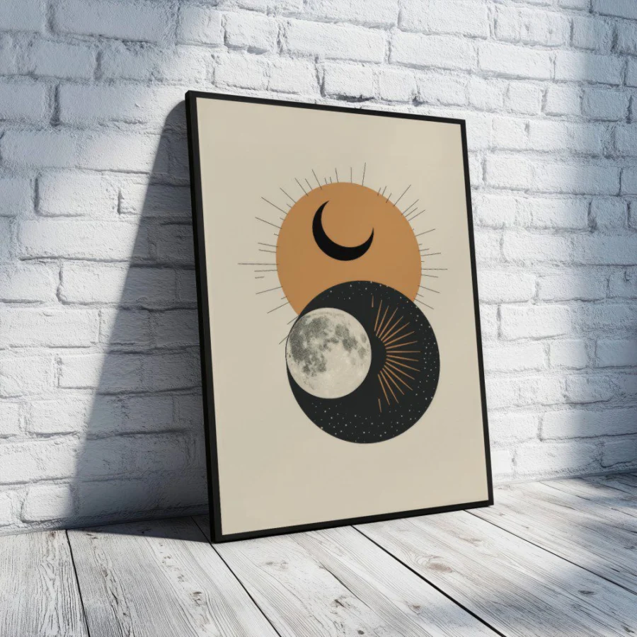 Cuadro de Sun and Moon