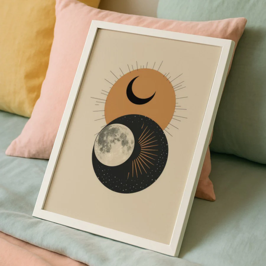 Cuadro de Sun and Moon