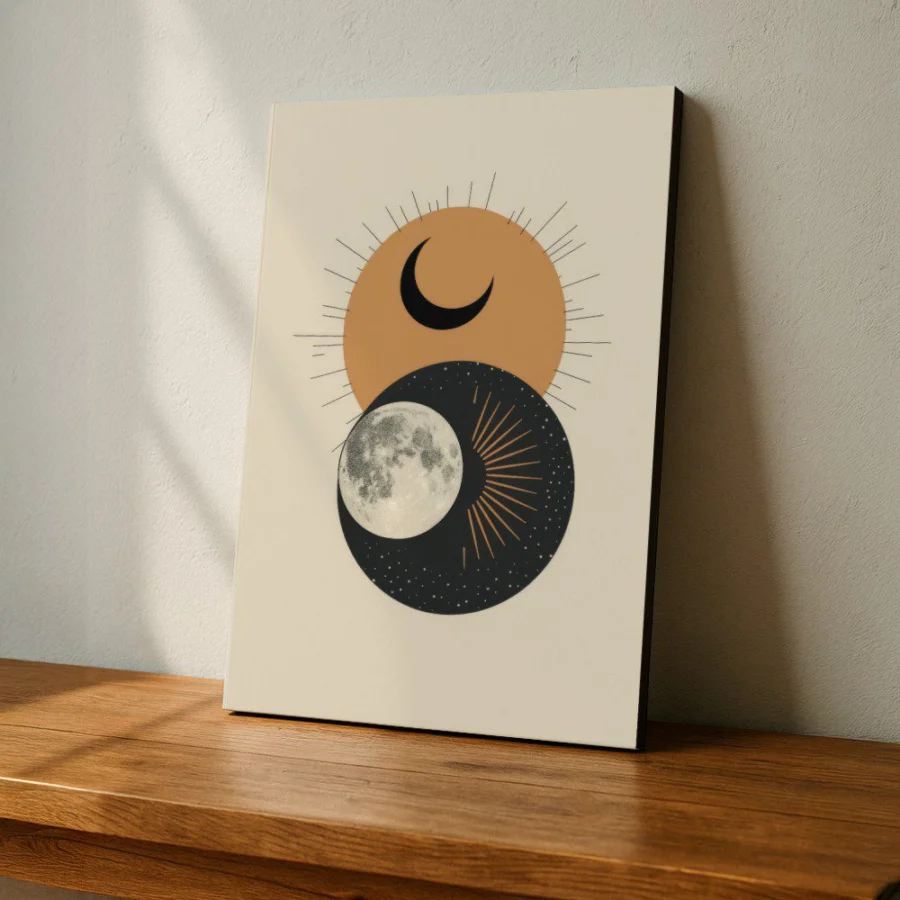 Cuadro de Sun and Moon